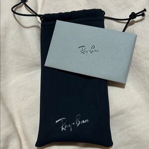 RayBan Drawstring Pouch and Cloth
